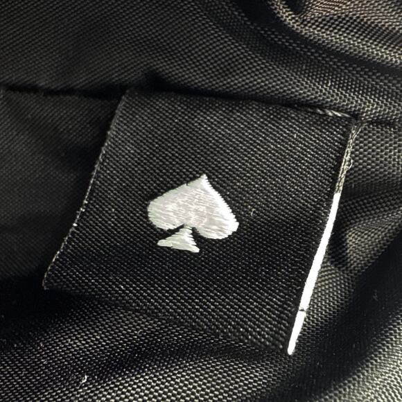 KATE SPADE New York Spade Flower Quilted Cosmetic Pouch in Black - Picture 10 of 12